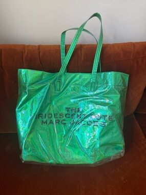 Marc Jacobs Iridescent Green Tote Bag